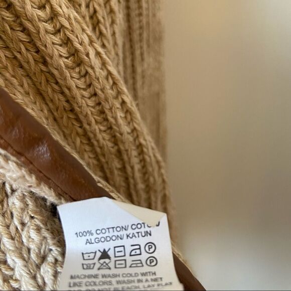 LUCKY Brand-Open Knit Zipper Cuff Cardigan (Large) - Picture 10 of 11